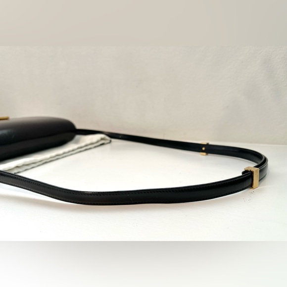 Auth CELINE Classic Smooth Calfskin Medium Box Bag w/ Strap - Picture 13 of 16